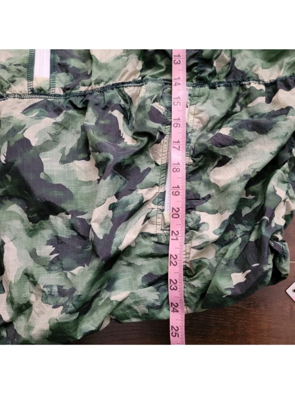 Free People Happy Camper Printed Pullover Jacket Athletic Gorpcore Camo Womens M - Picture 5 of 7